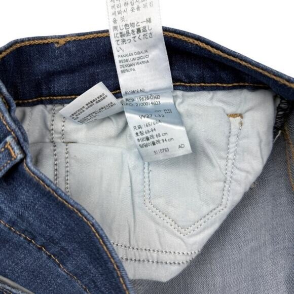 Levi's 311 Shaping Skinny Mid Rise Stretch Jeans Womens Size 27 x 32 - Picture 7 of 9